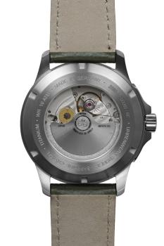 Preview: Bauhaus Aviation Herrenuhr Automatik mit Gangreserveanzeige und Lederarmband